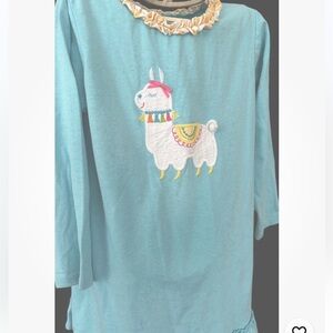 BN Bailey Boys Sz 5 Girls Llama Nightgown